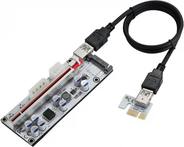 VER010-X PCIE Riser 1X to 16X Graphics Extension Card