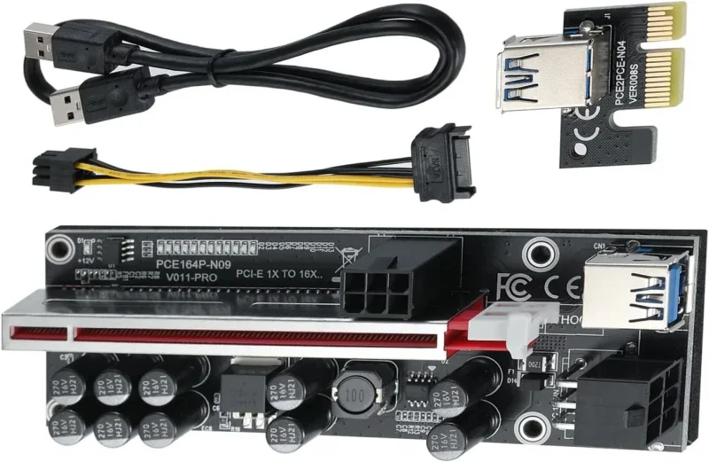 PCIE Riser 1X to 16X GPU Riser Card V011-PRO