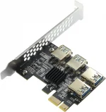 Pcie USB Card, 16X Slot Riser Card Adapter