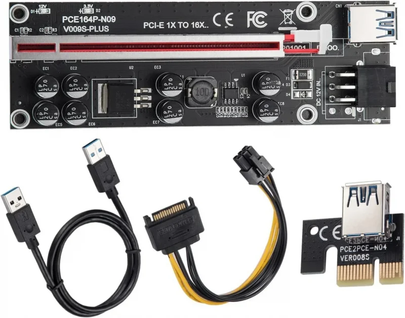 PCI-E 1X to 16X Riser Card